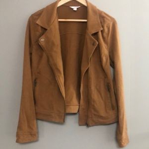 Cloth Faux Motorcycle Jacket